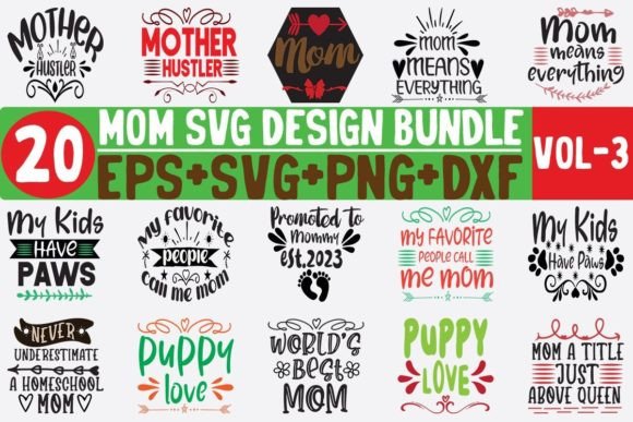 20 Mom Bundle SVG Graphics and Crafts Review