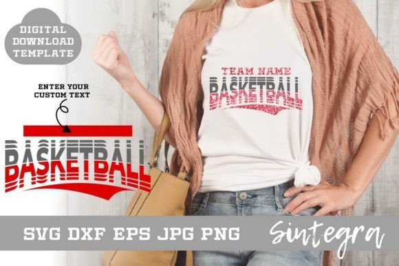 Basketball SVG Shirt Template Design 001 Graphics and Crafts Review