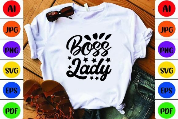 Boss Lady Graphics for Crafts and Branding