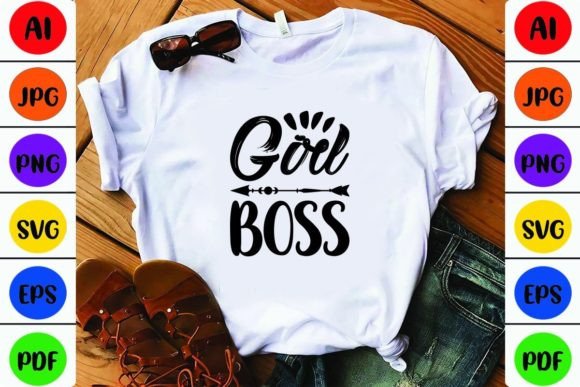 Girl Boss Graphics for Crafts