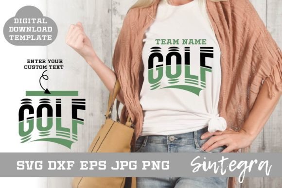 Golf SVG Shirt Template Design 001 Review for Graphics and Crafts Sellers