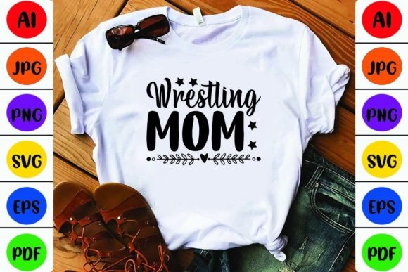 Wrestling Mom Graphics in Crafts